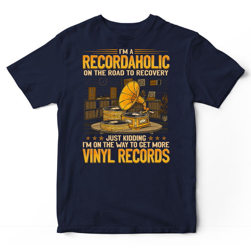 Vinyl Records Aholic T-Shirt GEJ453