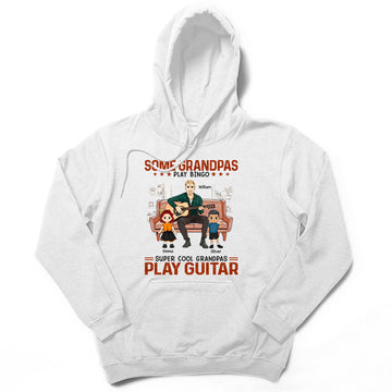 Personalized Guitar Grandpas Bingo T-Shirt