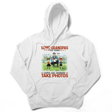 Personalized Photography Grandpas Bingo T-Shirt