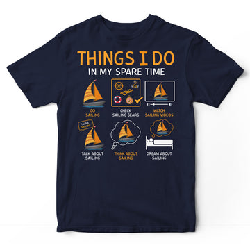 Sailing Spare Time T-Shirt LID015