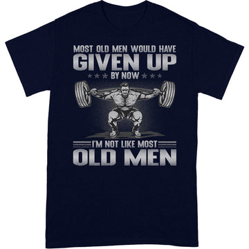 Weightlifting Most Old Men T-Shirt GSB064