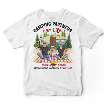 Personalized Camping Partner For Life T-Shirt