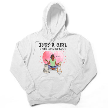 Personalized Just A Girl Loves Cat