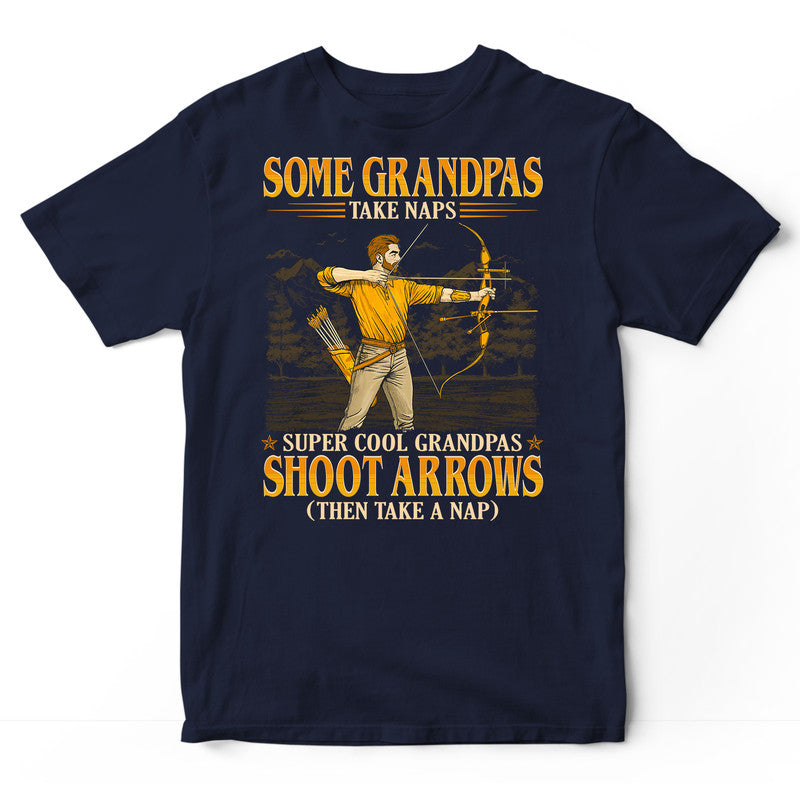 Archery Grandpas Take Naps T-Shirt GEC568