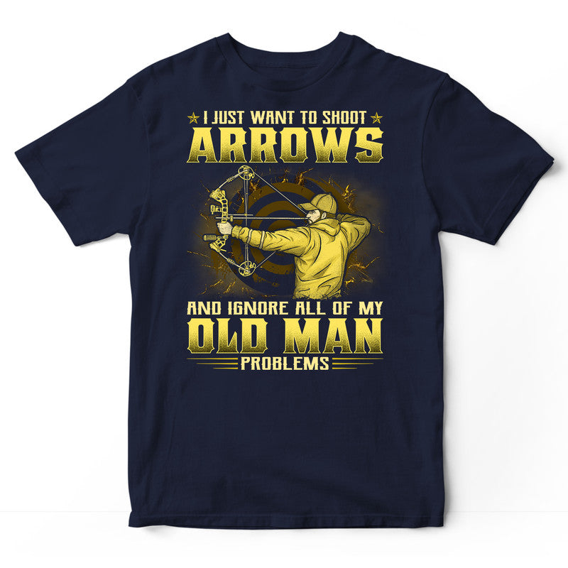 Archery Old Man Problems T-Shirt GRA070