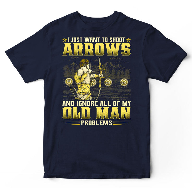 Archery Old Man Problems T-Shirt GRA084