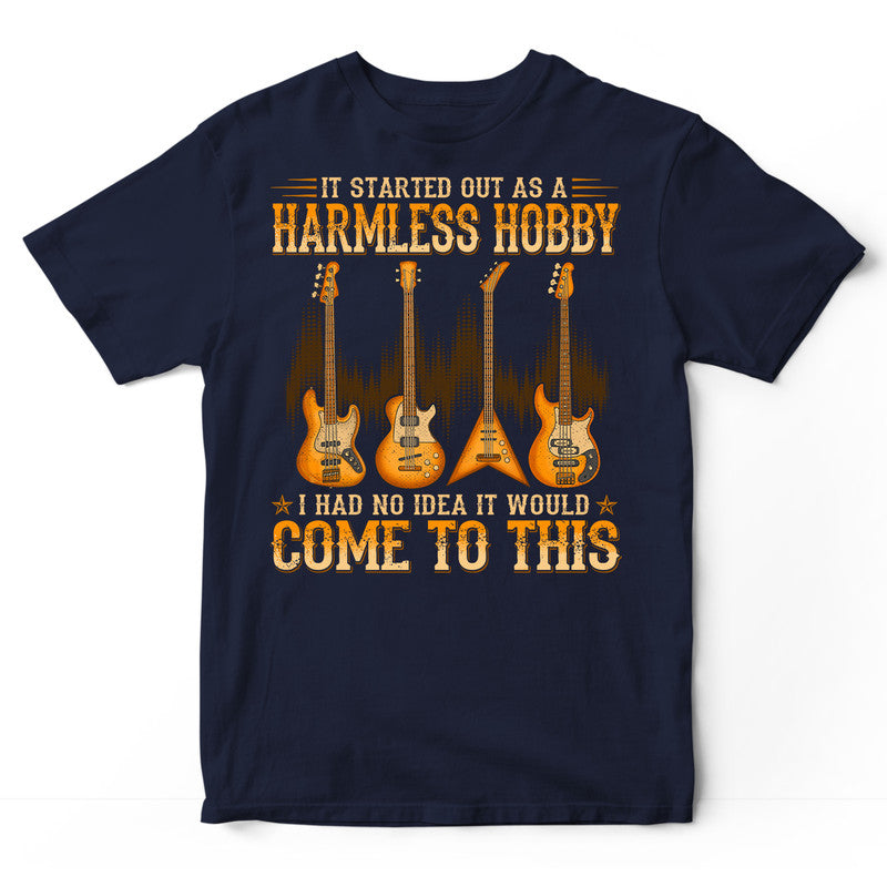 Bass Guitar Harmless Hobby T-Shirt WDB626