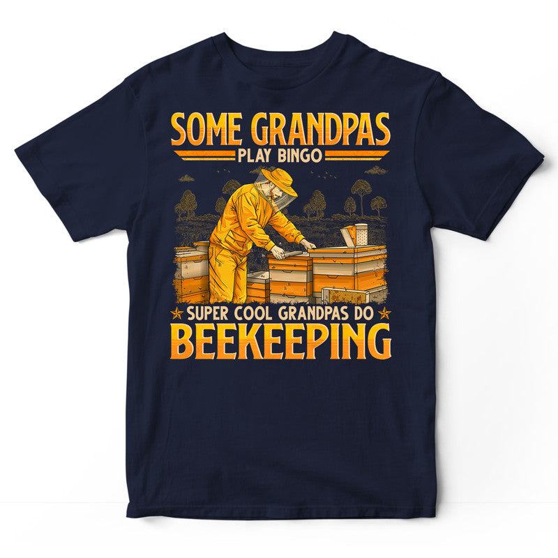 Beekeeping Grandpas Play Bingo T-Shirt GEB045