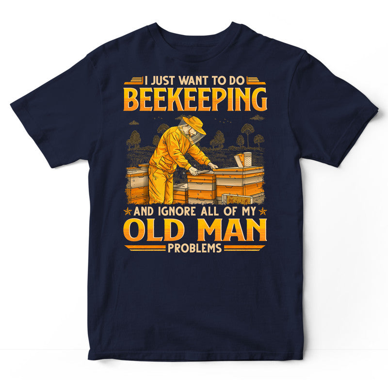 Beekeeping Old Man Problems T-Shirt GEB048