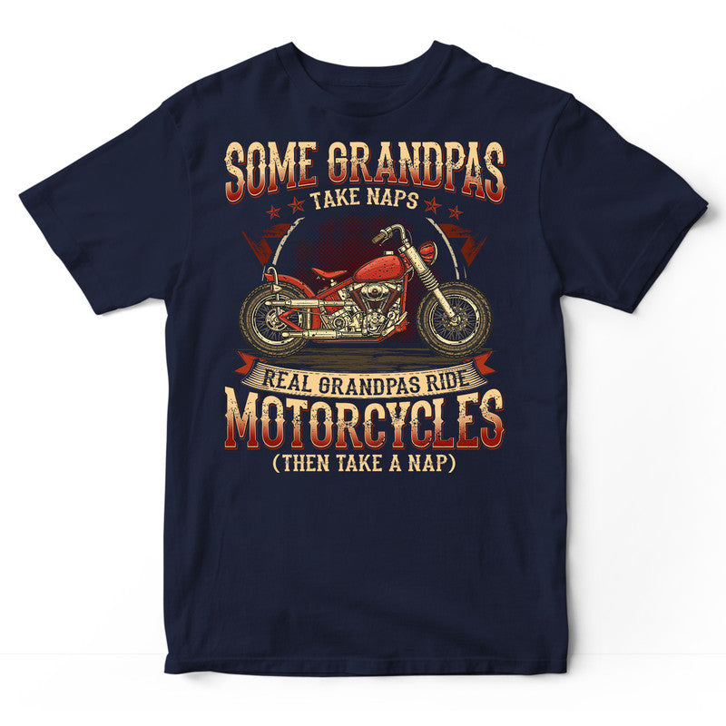 Biker Grandpas Take Naps T-Shirt GRG063