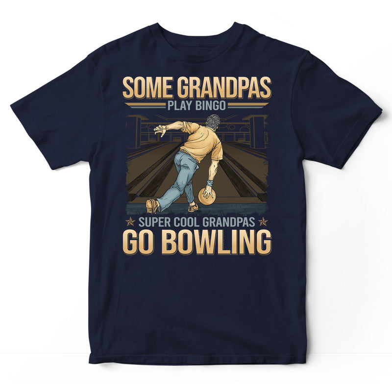 Bowling Grandpas Play Bingo T-Shirt GDB278