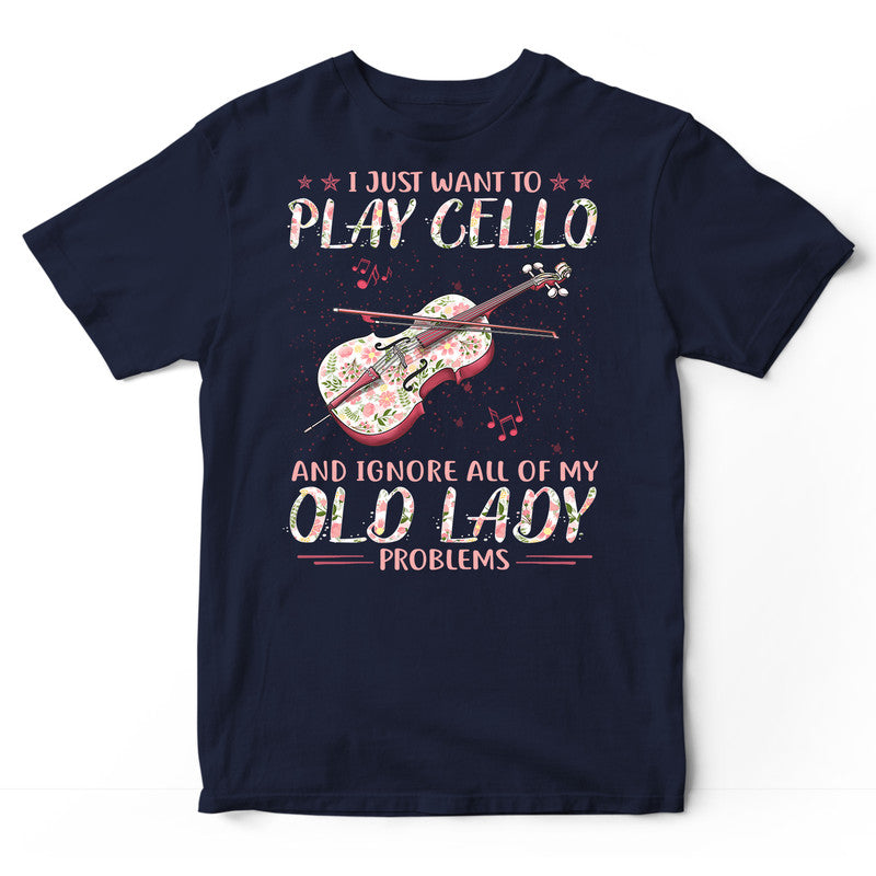Cello Old Lady Problems T-Shirt FPA020