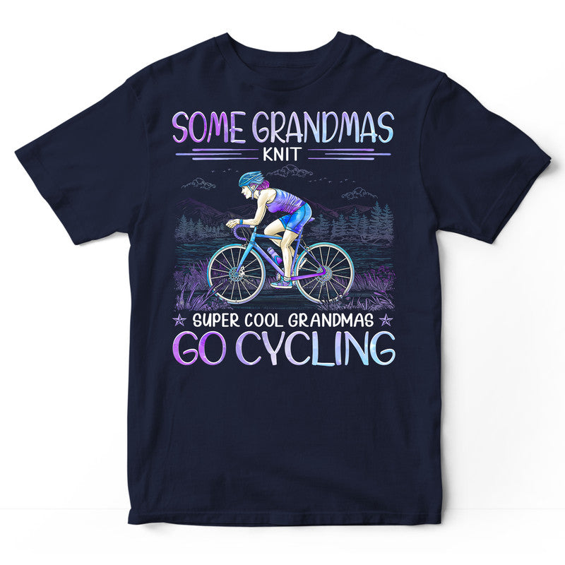 Cycling Grandmas Knit T-Shirt PSH087