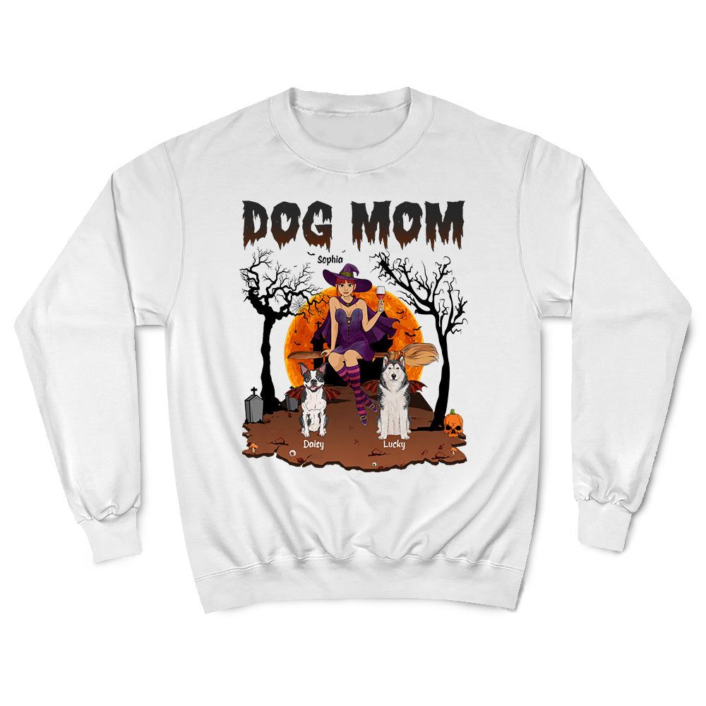 Personalized Dog Mom Halloween T-Shirt