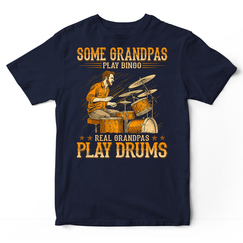 Drums Grandpas Bingo T-Shirt WDB692