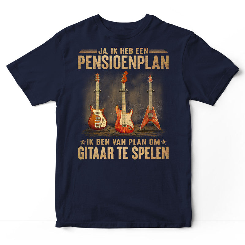 Electric Guitar Retirement Plan T-Shirt DGA007DU