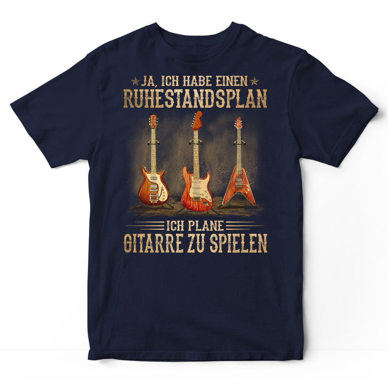 Electric Guitar Retirement Plan T-Shirt DGA007G