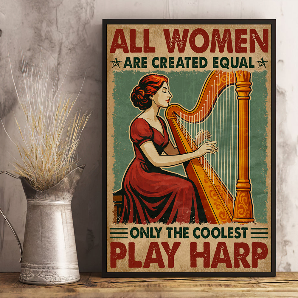 Harp All Women Created Equal Poster VPB098