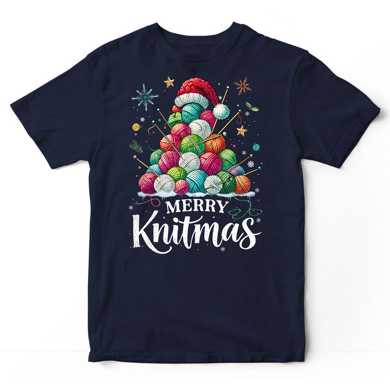 Knitting Merry Chrismas T-Shirt CTA001