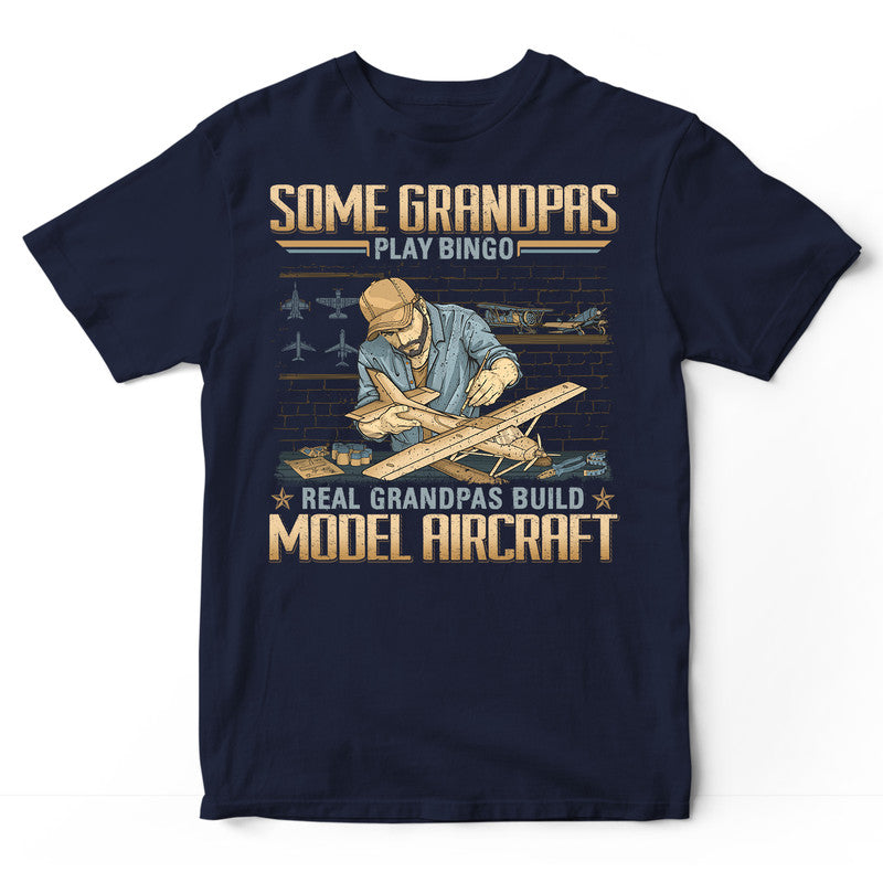 Model Aircraft- Grandpas Play Bingo T-Shirt GDB253