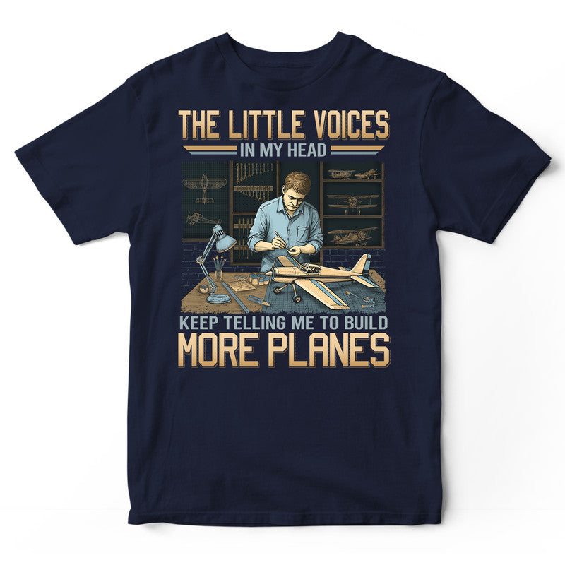 Model Aircraft Little Voice In My Head T-Shirt GDB345