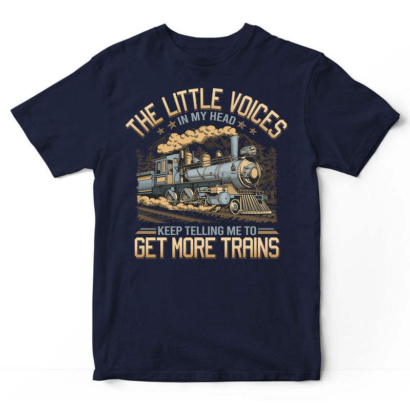 Model Railroad The Little Voices In My Head T-Shirt GDB235