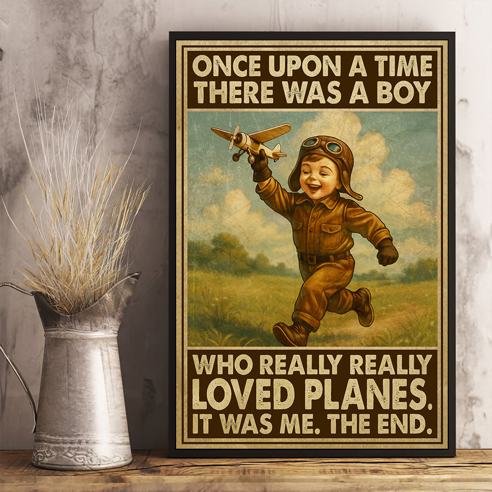 Model Aircraft Once Upon A Time Poster VPB101