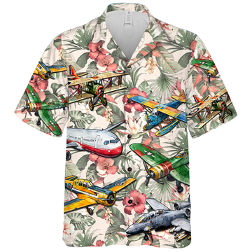(Photo Inserted) Personalized Model Aircraft Hawaiian Shirt