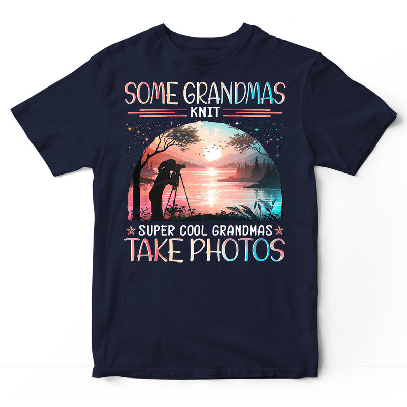 Photographing Grandmas Knit T-Shirt PSD018