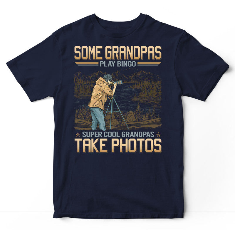 Photographing Grandpa Bingo T-Shirt GDB289