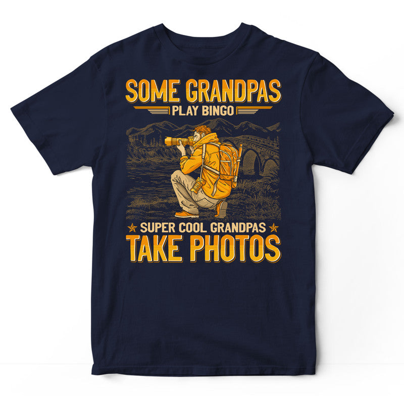 Photographing Grandpas Bingo T-Shirt GEJ306