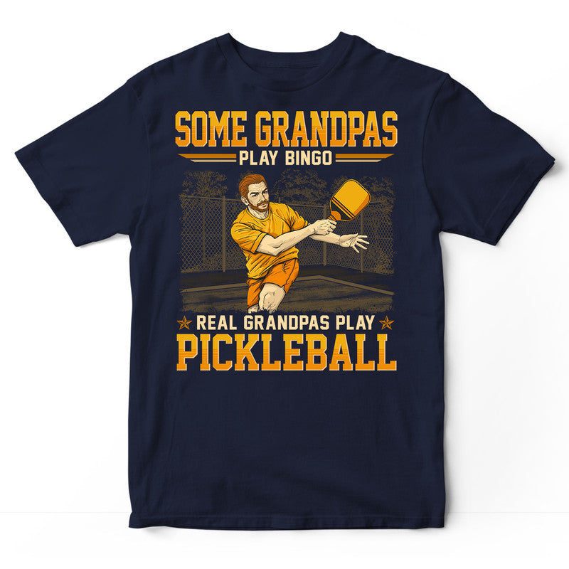 Pickleball Grandpas Play Bingo T-Shirt GED223