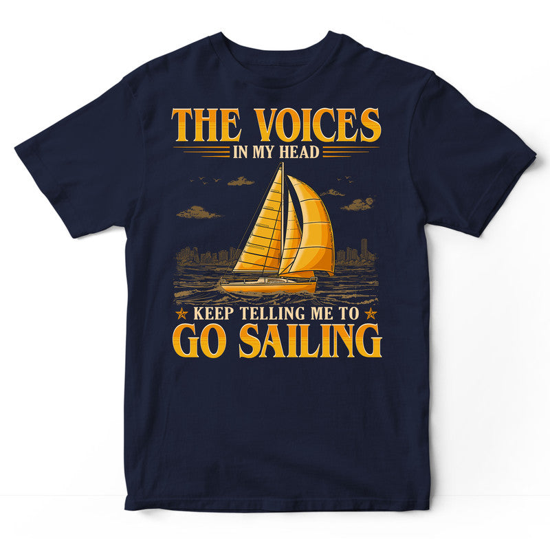 Sailing The Little Voices In My Head T-Shirt GEC506