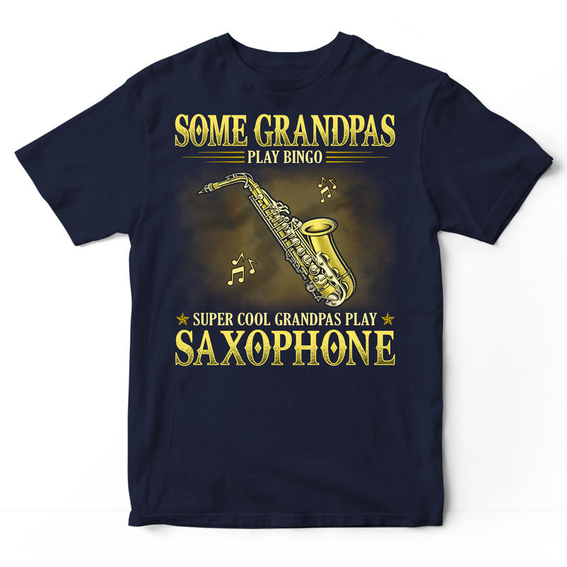 Saxophone Grandpas Bingo T-Shirt GRA085