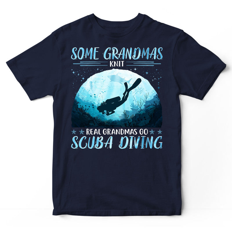 Scuba Diving Grandmas Knit T-Shirt ISA318