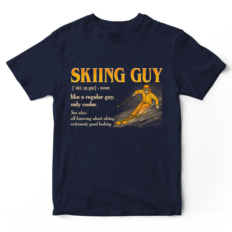 Skiing Definition T-Shirt GEC427