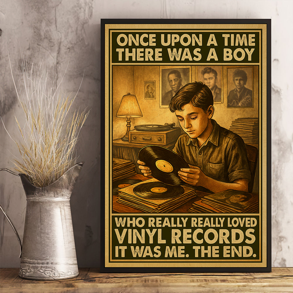 Vinyl Records Once Upon A Time Poster VPB099
