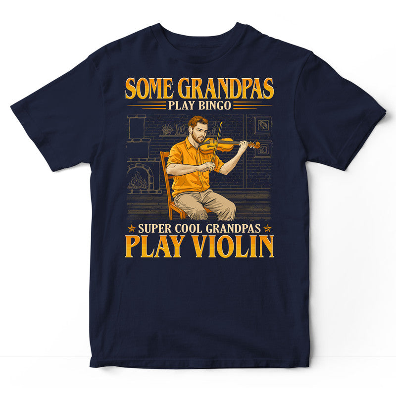 Violin Grandpa Bingo T-Shirt GEC465