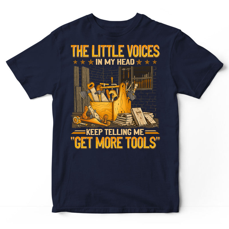 Woodcrafting Little Voices In My Head T-Shirt GEJ469