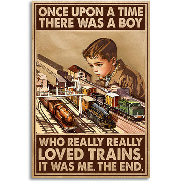 Model Railroad Once Upon A Time Poster VPB002