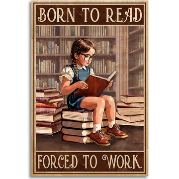 Reading Forced To Work Poster VPB038
