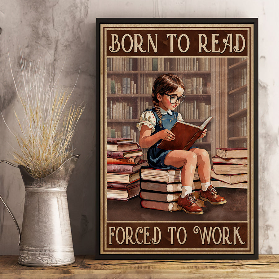 Reading Forced To Work Poster VPB038