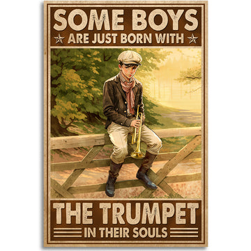 Trumpet Boys Just Born In Their Souls Poster VPB037