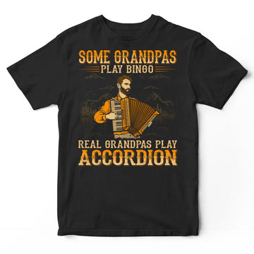 Accordion Some Grandpas Bingo T-Shirt WDB050