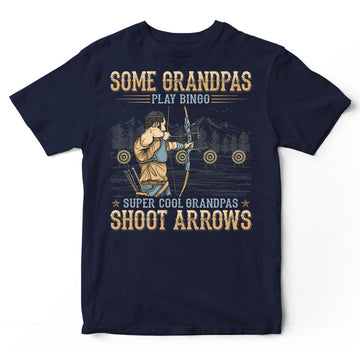 Archery Grandpas Play Bingo T-Shirt GDB075
