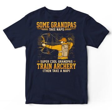 Archery Grandpas Take Naps T-Shirt GED062