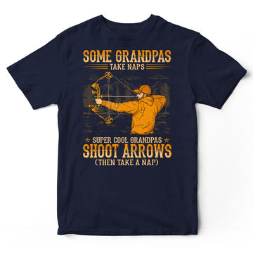 Archery Grandpas Take Naps T-Shirt WDB387