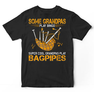Bagpipes Grandpas Bingo T-Shirt CGB023