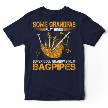 Bagpipes Grandpas Bingo T-Shirt CGB023