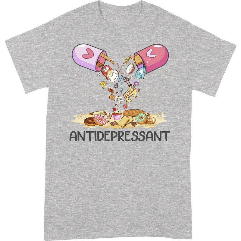 Baking Antidepressant T-Shirt